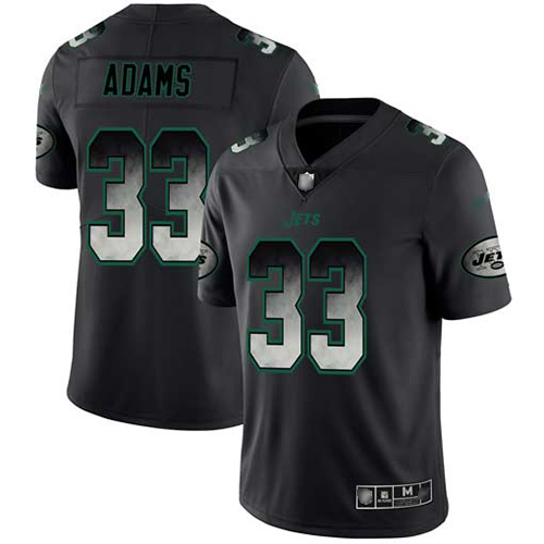 New York Jets Limited Black Men Jamal Adams Jersey NFL Football #33 Smoke Fashion->women nfl jersey->Women Jersey